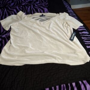 Modcloth NWT white top 3x